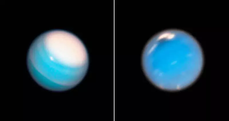 Uranüs Ve Neptün Dev Fırtınalar Hubble