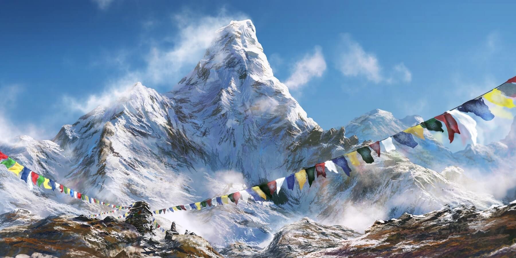 Everest Himalaya Daglari